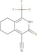3-Thioxo-1-trifluoromethyl-2,3,5,6,7,8-hexahydro-isoquinoline-4-carbonitrile