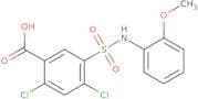 2,4-Dichloro-5-[(2-methoxyphenyl)sulfamoyl]benzoic acid