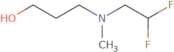 3-((2,2-Difluoroethyl)(methyl)amino)propan-1-ol