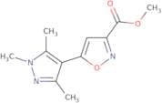 5-(1,3,5-Trimethyl-1 H -pyrazol-4-yl)-isoxazole-3-carboxylic acid methyl ester
