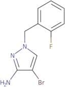 4-Bromo-1-[(2-fluorophenyl)methyl]-1H-pyrazol-3-amine