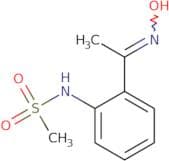 N-{2-[1-(Hydroxyimino)ethyl]phenyl}methanesulfonamide