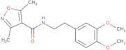 N-(2-(3,4-dimethoxyphenyl)ethyl)(3,5-dimethylisoxazol-4-yl)formamide