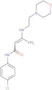N-(4-chlorophenyl)-3-((2-morpholin-4-ylethyl)amino)but-2-enamide