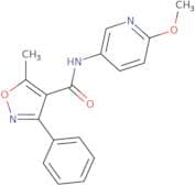 N-(6-methoxy(3-pyridyl))(5-methyl-3-phenylisoxazol-4-yl)formamide
