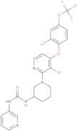 N-[(3S)-1-[3-Chloro-4-[2-chloro-4-(trifluoromethoxy)phenoxy]-2-pyridinyl]-3-piperidinyl]-N'-3-pyri…