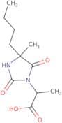 2-(4-Butyl-4-methyl-2,5-dioxoimidazolidin-1-yl)propanoic acid