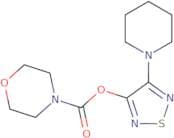 4-(Piperidin-1-yl)-1,2,5-thiadiazol-3-yl morpholine-4-carboxylate