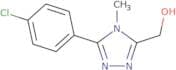 [5-(4-Chlorophenyl)-4-methyl-4H-1,2,4-triazol-3-yl]methanol
