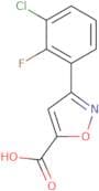 3-(3-Chloro-2-fluorophenyl)isoxazole-5-carboxylic acid