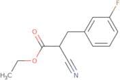 Ethyl 2-cyano-3-(3-fluorophenyl)propanoate