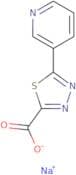 Sodium 5-(pyridin-3-yl)-1,3,4-thiadiazole-2-carboxylate