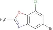 5-Bromo-7-chloro-2-methyl-1,3-benzoxazole