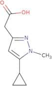 2-(5-Cyclopropyl-1-methyl-1H-pyrazol-3-yl)acetic acid