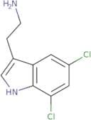 2-(5,7-Dichloro-1H-indol-3-yl)ethan-1-amine