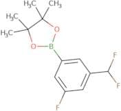2-[3-(Difluoromethyl)-5-fluorophenyl]-4,4,5,5-tetramethyl-1,3,2-dioxaborolane