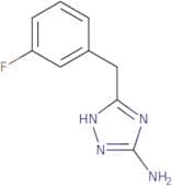 5-[(3-Fluorophenyl)methyl]-1H-1,2,4-triazol-3-amine