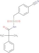 N-[(4-Cyanophenyl)methanesulfonyl]-2-methyl-2-phenylpropanamide
