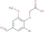 2-(2-bromo-4-formyl-6-methoxyphenoxy)acetic acid