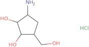 rac-(1R,2S,3R,5R)-3-Amino-5-(hydroxymethyl)cyclopentane-1,2-diol hydrochloride