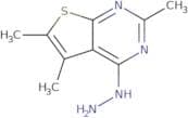 4-Hydrazino-2,5,6-trimethylthieno[2,3-d]pyrimidine