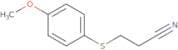 3-[(4-Methoxyphenyl)sulfanyl]propanenitrile