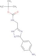 tert-Butyl N-{[3-(4-aminophenyl)-1H-1,2,4-triazol-5-yl]methyl}carbamate