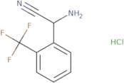2-Amino-2-[2-(trifluoromethyl)phenyl]acetonitrile hydrochloride