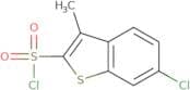 6-Chloro-3-methyl-1-benzothiophene-2-sulfonyl chloride