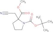 1-tert-Butyl 2-methyl 2-(cyanomethyl)pyrrolidine-1,2-dicarboxylate