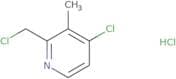 4-chloro-2-(chloromethyl)-3-methylpyridine hydrochloride