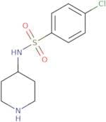 4-Chloro-N-(piperidin-4-yl)benzene-1-sulfonamide