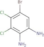 5-Bromo-3,4-dichlorobenzene-1,2-diamine