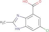 6-Chloro-2-methyl-1H-1,3-benzodiazole-4-carboxylic acid