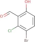 3-Bromo-2-chloro-6-hydroxybenzaldehyde