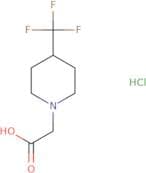 2-[4-(Trifluoromethyl)piperidin-1-yl]acetic acid hydrochloride