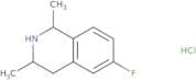 6-Fluoro-1,3-dimethyl-1,2,3,4-tetrahydroisoquinoline hydrochloride