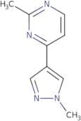 2-Methyl-4-(1-methyl-1H-pyrazol-4-yl)pyrimidine