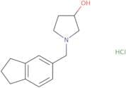 1-(2,3-Dihydro-1H-inden-5-ylmethyl)pyrrolidin-3-ol hydrochloride