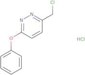 3-(Chloromethyl)-6-phenoxypyridazine hydrochloride