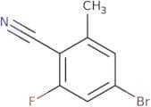 4-Bromo-2-fluoro-6-methylbenzonitrile