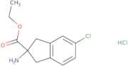 Ethyl 2-amino-5-chloro-2,3-dihydro-1H-indene-2-carboxylate hydrochloride
