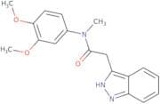 N-(3,4-Dimethoxyphenyl)-2-(1H-indazol-3-yl)-N-methylacetamide