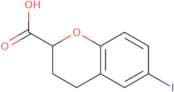6-Iodo-3,4-dihydro-2H-1-benzopyran-2-carboxylic acid