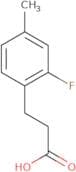 3-(2-Fluoro-4-methylphenyl)propionic acid