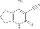 4-Methyl-2-sulfanyl-5H,6H,7H-cyclopenta[b]pyridine-3-carbonitrile