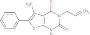 5-Methyl-6-phenyl-3-(prop-2-en-1-yl)-2-sulfanyl-3H,4H-thieno[2,3-d]pyrimidin-4-one