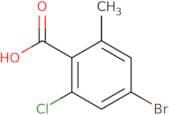 4-Bromo-2-chloro-6-methylbenzoic acid