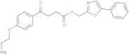 (5-Phenyl-1,3-oxazol-2-yl)methyl 4-oxo-4-(4-propoxyphenyl)butanoate
