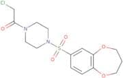 2-Chloro-1-[4-(3,4-dihydro-2H-1,5-benzodioxepine-7-sulfonyl)piperazin-1-yl]ethan-1-one
